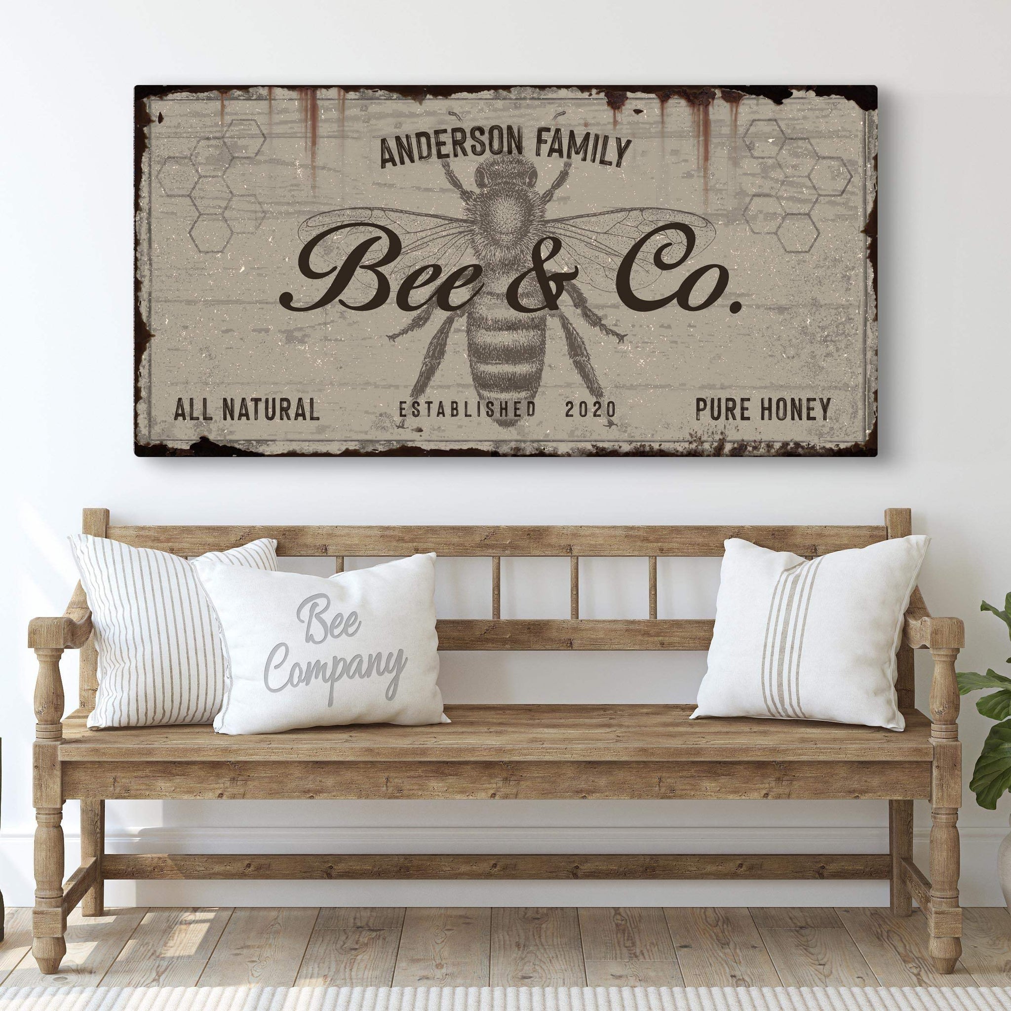 Bee and Co Sign II - Tailored Canvases - Flyclothing LLC