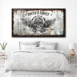 Live Free Ride Hard Sign - Tailored Canvases - Flyclothing LLC