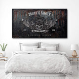Live Free Ride Hard Sign - Tailored Canvases - Flyclothing LLC