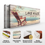 Vintage Lake House Sign - Tailored Canvases - Flyclothing LLC