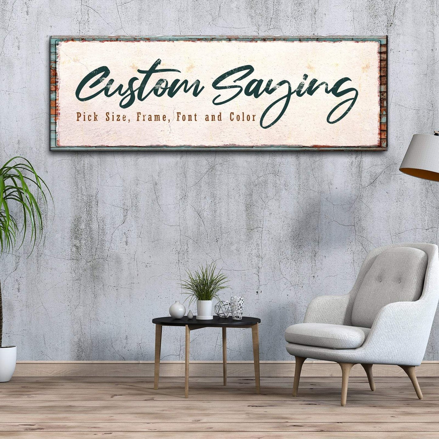 Custom Saying Sign - Tailored Canvases - Flyclothing LLC