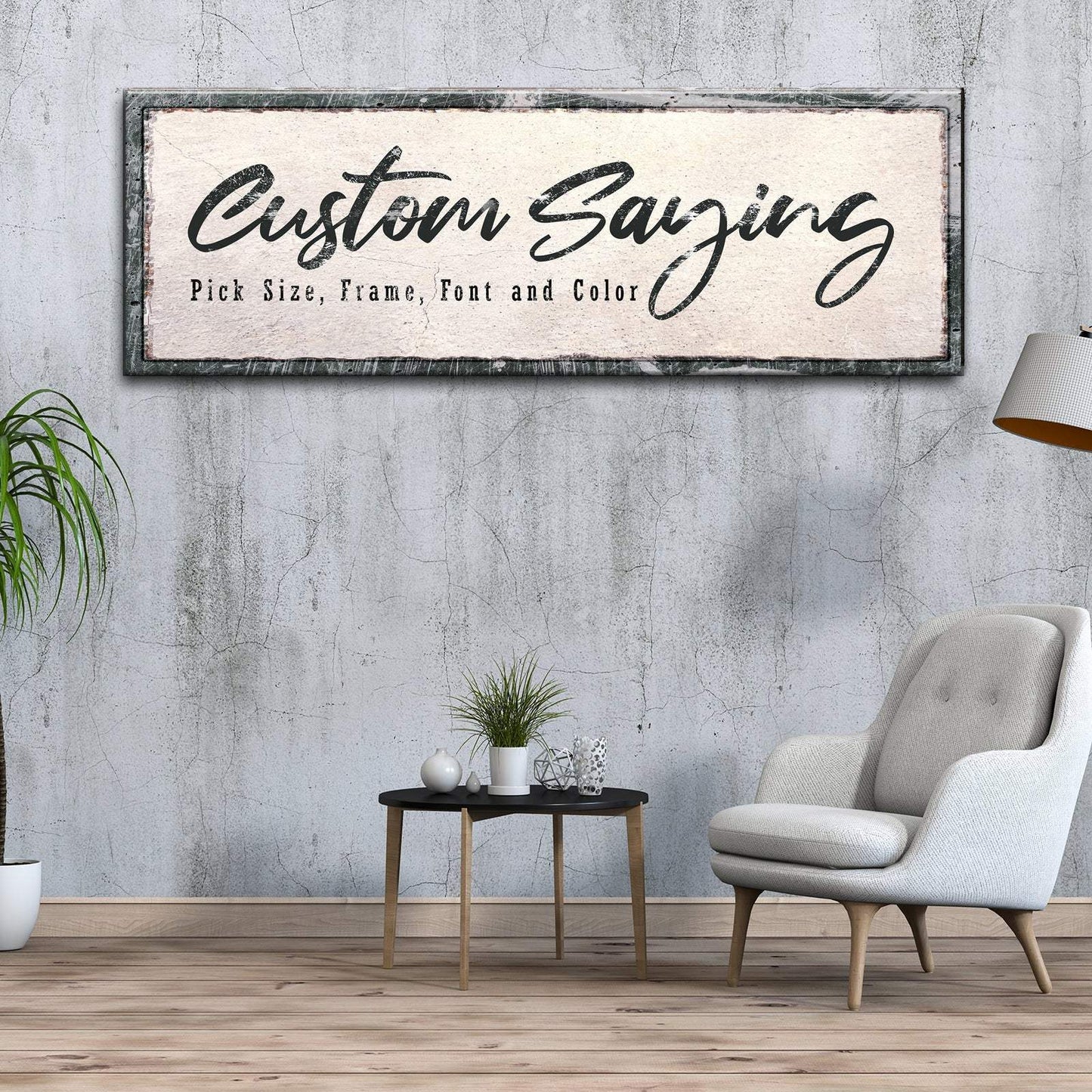 Custom Saying Sign - Tailored Canvases - Flyclothing LLC