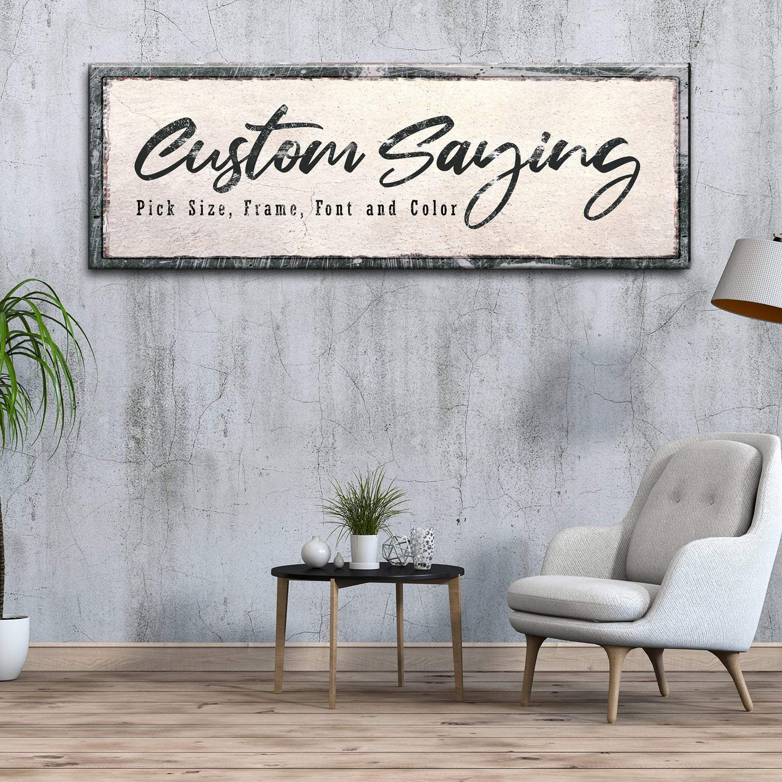 Custom Saying Sign - Tailored Canvases - Flyclothing LLC