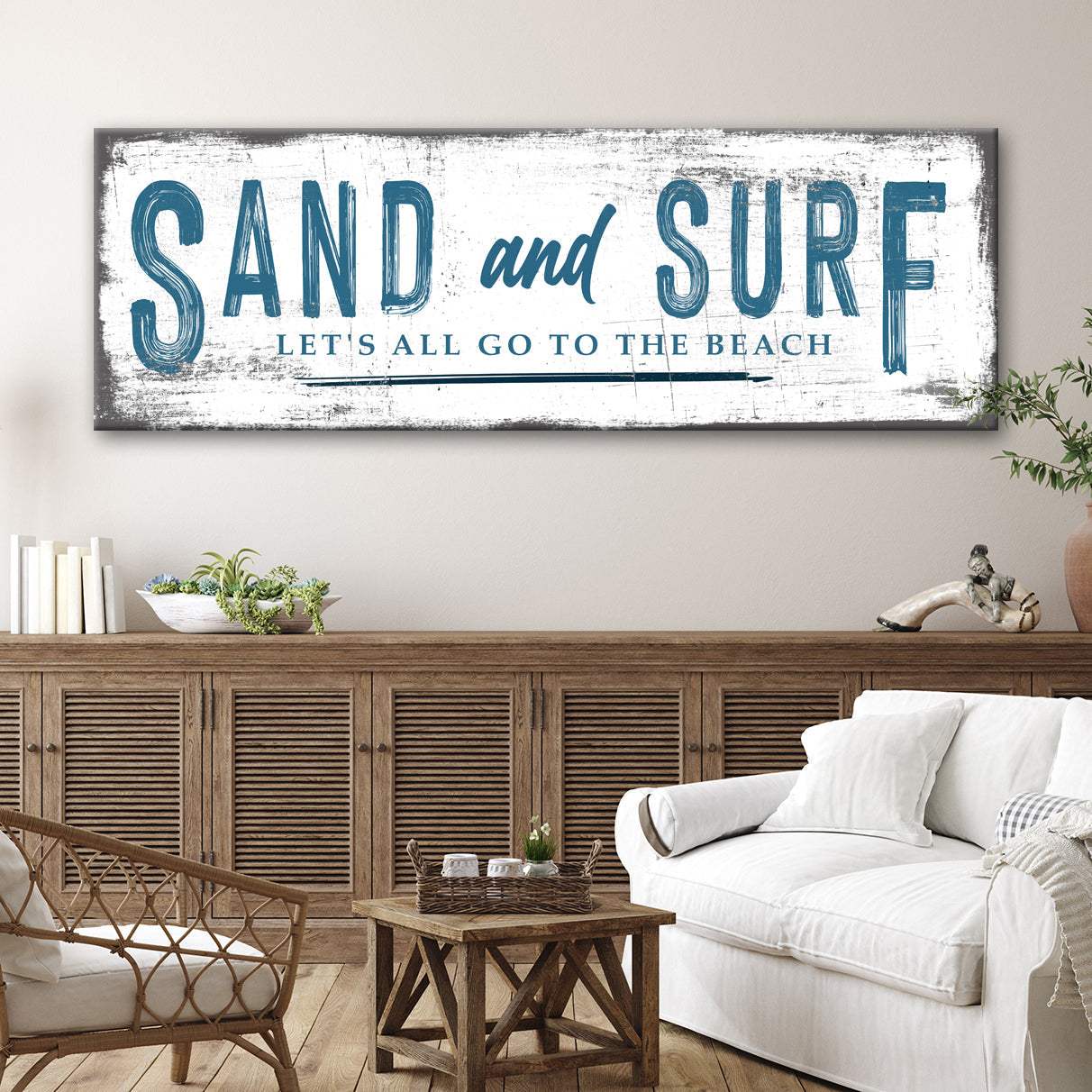 Sand And Surf Sign (Free Shipping) - Tailored Canvases - Flyclothing LLC