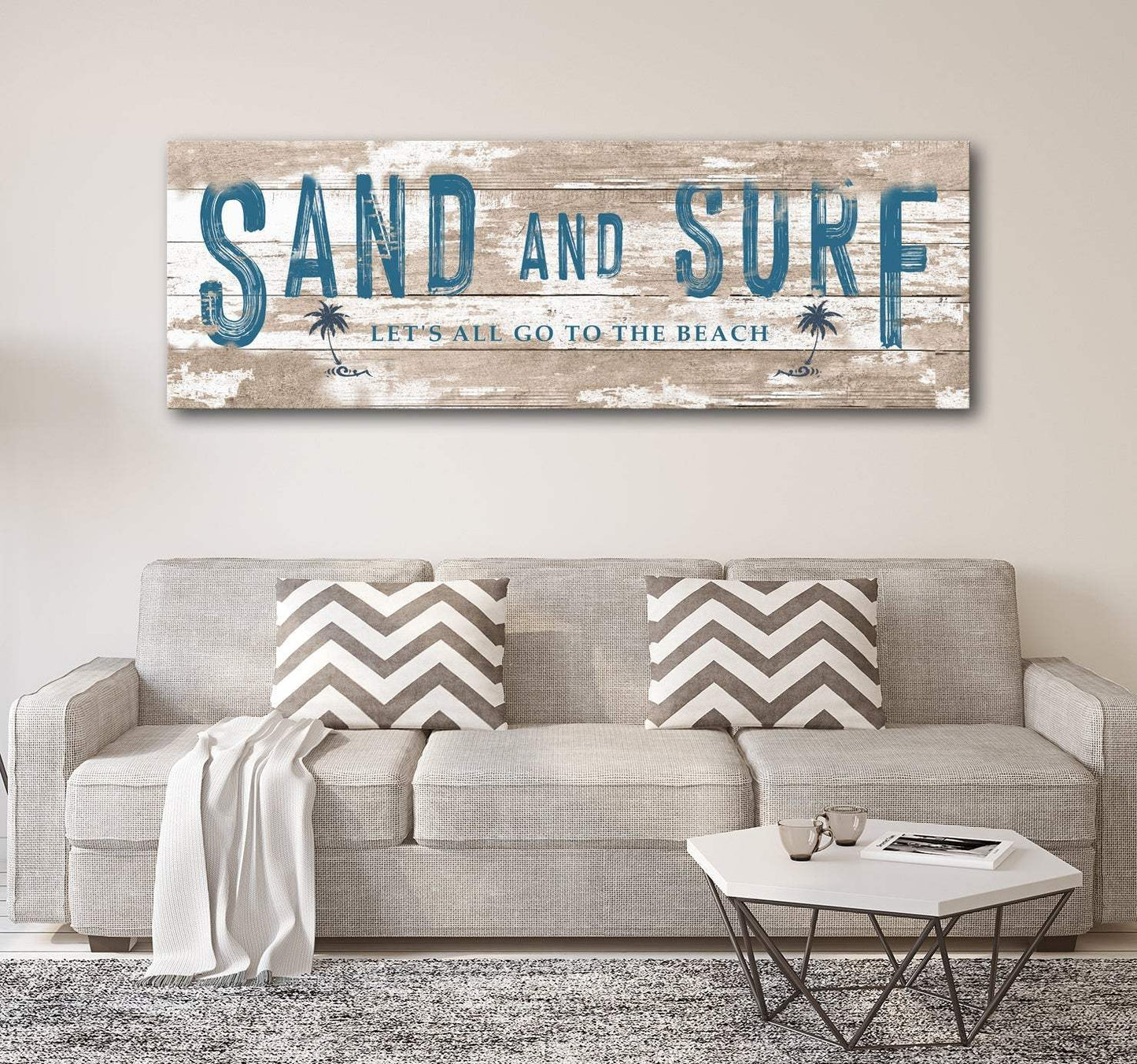Sand And Surf Sign (Free Shipping) - Tailored Canvases - Flyclothing LLC