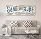 Sand And Surf Sign (Free Shipping) - Tailored Canvases - Flyclothing LLC