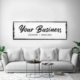 Your Business Location Sign - Tailored Canvases - Flyclothing LLC