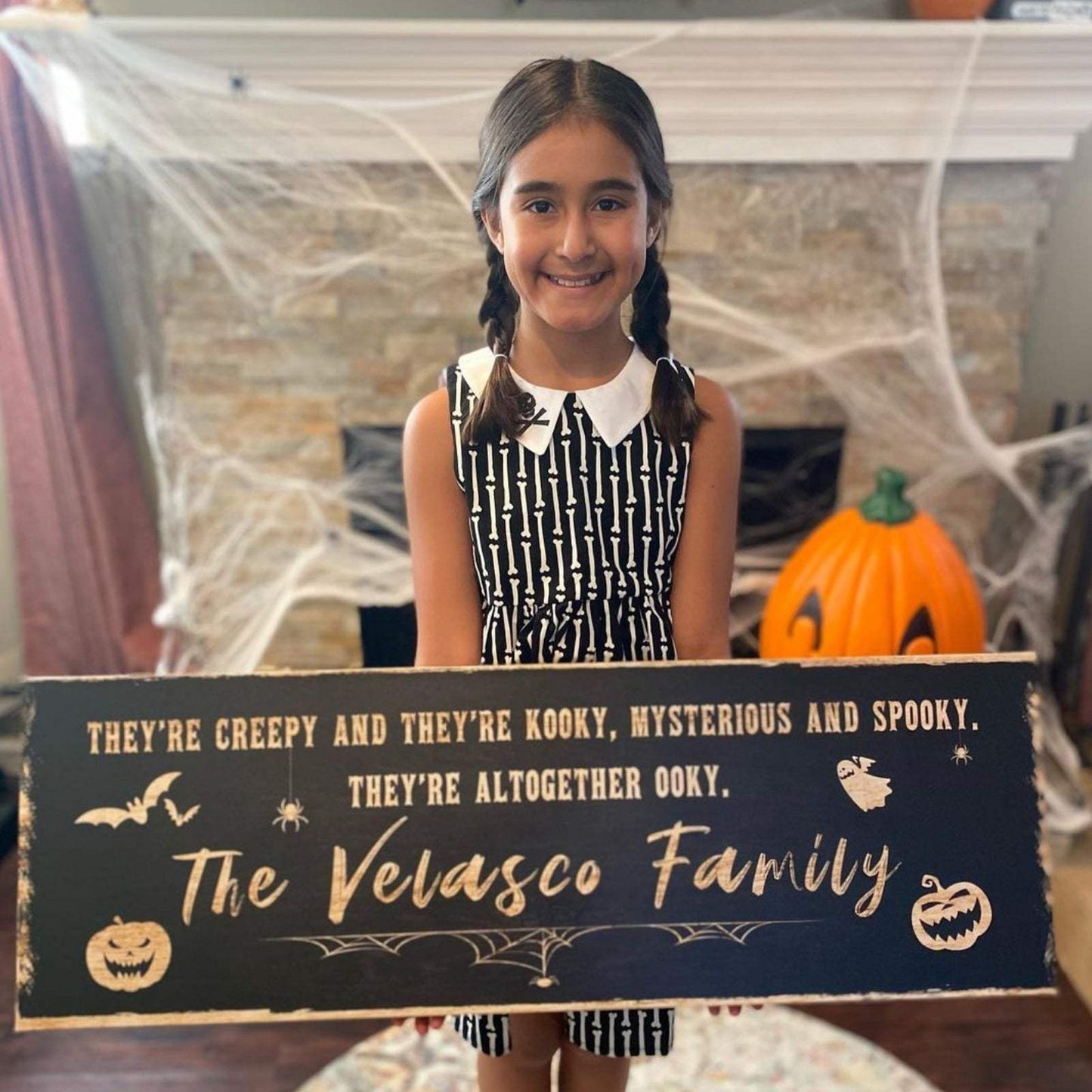 Creepy Family Sign - Tailored Canvases - Flyclothing LLC