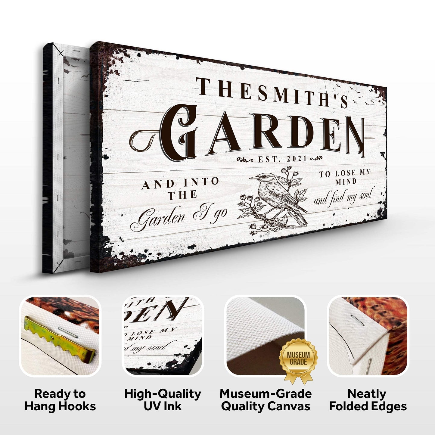 Family Garden Sign - Tailored Canvases - Flyclothing LLC