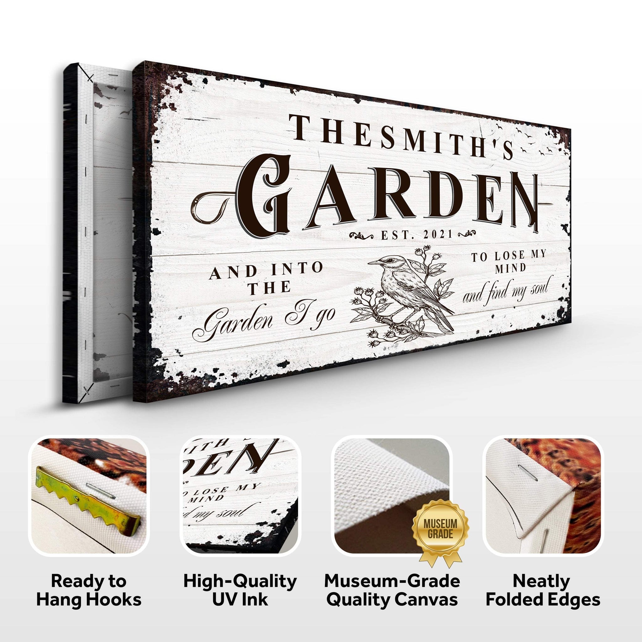 Family Garden Sign - Tailored Canvases - Flyclothing LLC