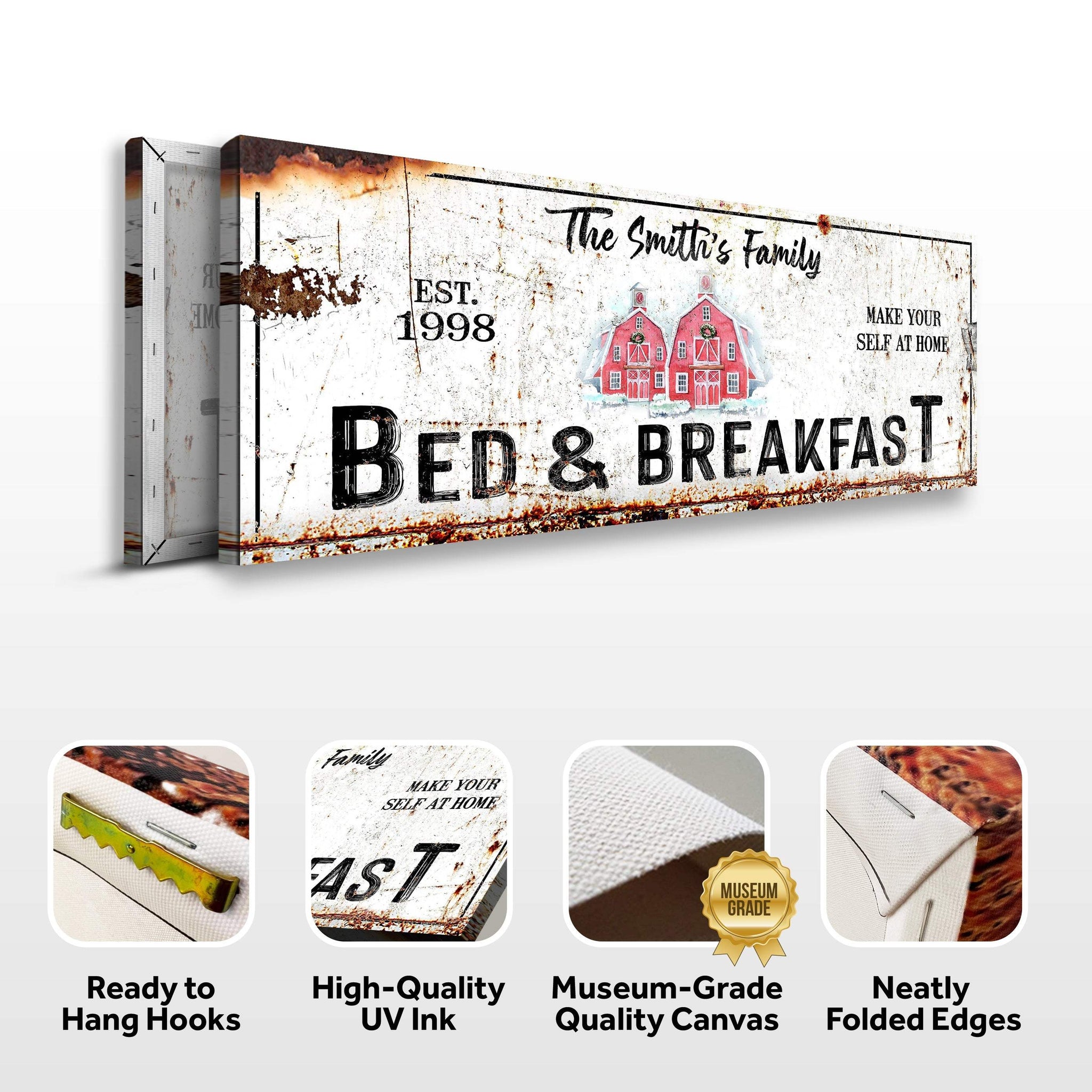 Christmas Bed & Breakfast Sign - Tailored Canvases - Flyclothing LLC