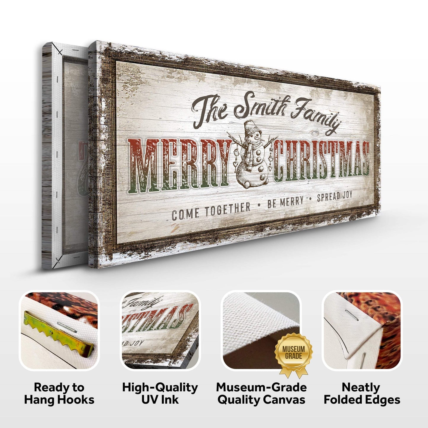 Merry Christmas Sign - Tailored Canvases - Flyclothing LLC
