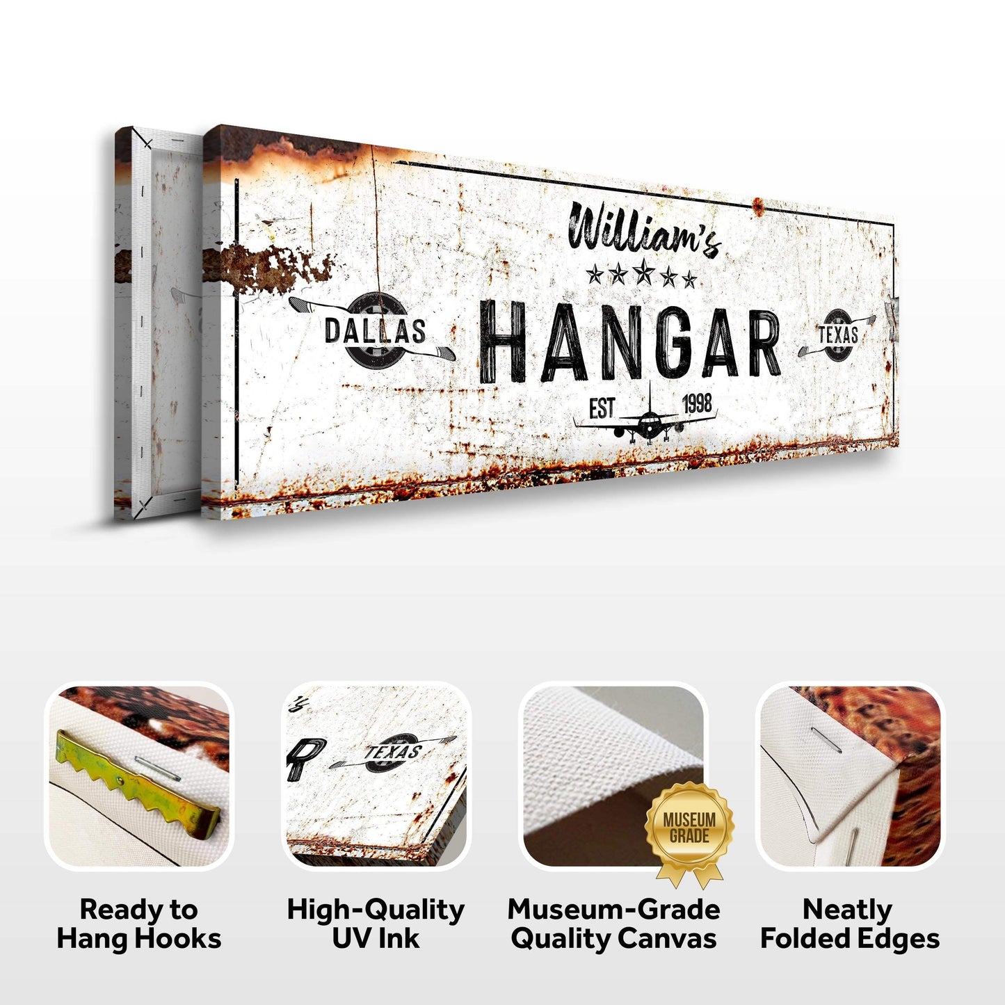 Hangar Sign II - Tailored Canvases - Flyclothing LLC