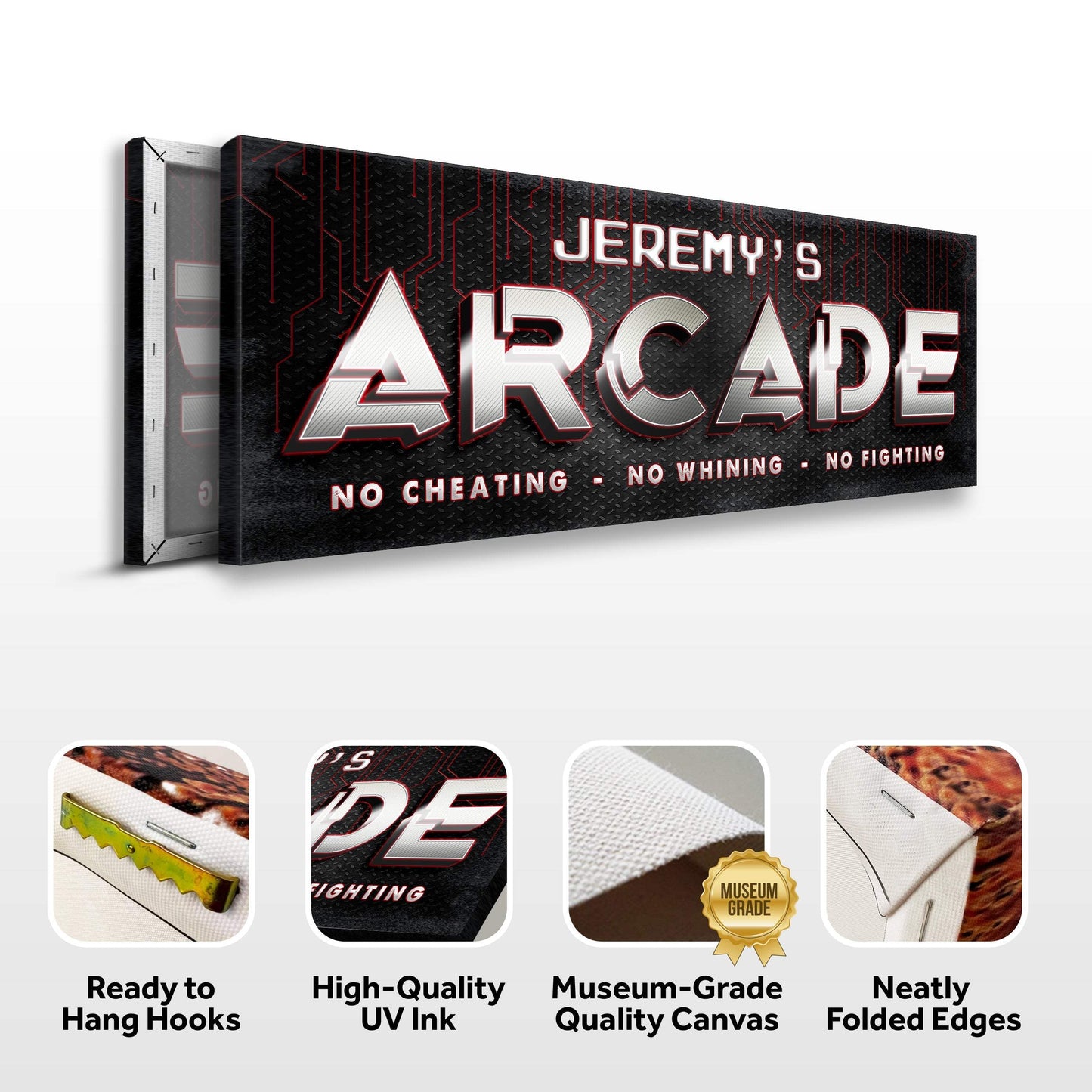 Arcade Family Sign - Tailored Canvases - Flyclothing LLC