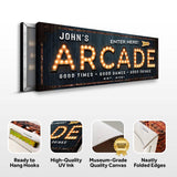 Arcade Enter Here Sign - Tailored Canvases - Flyclothing LLC