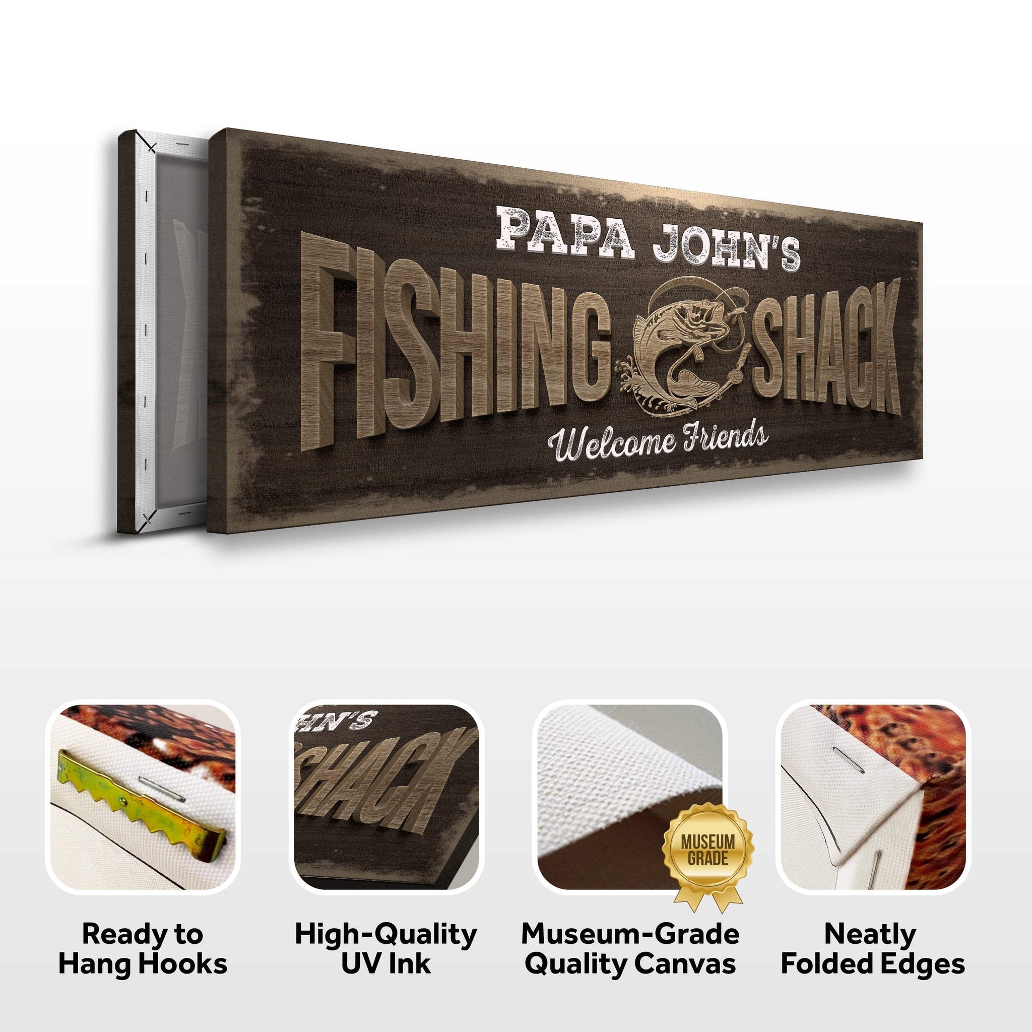 Fishing Shack Sign II - Tailored Canvases - Flyclothing LLC