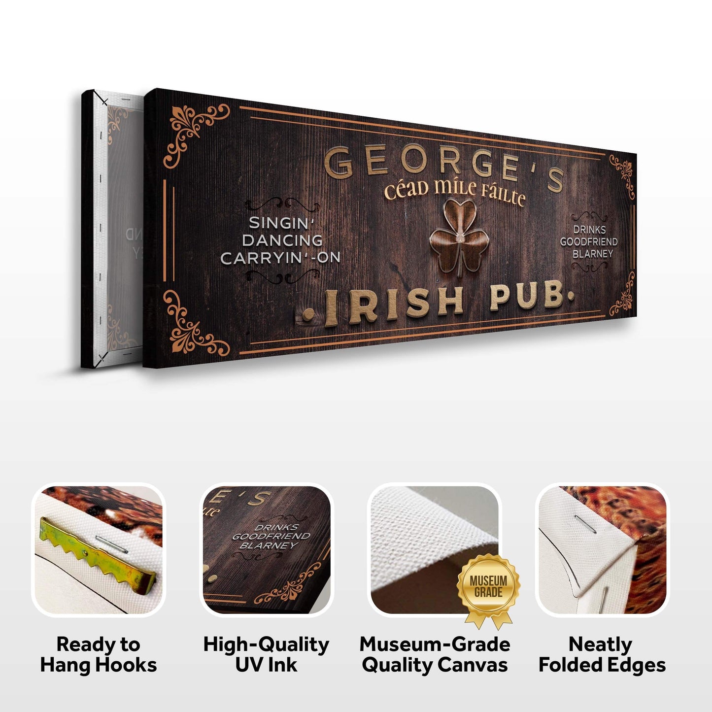 Irish Pub Sign - Tailored Canvases - Flyclothing LLC