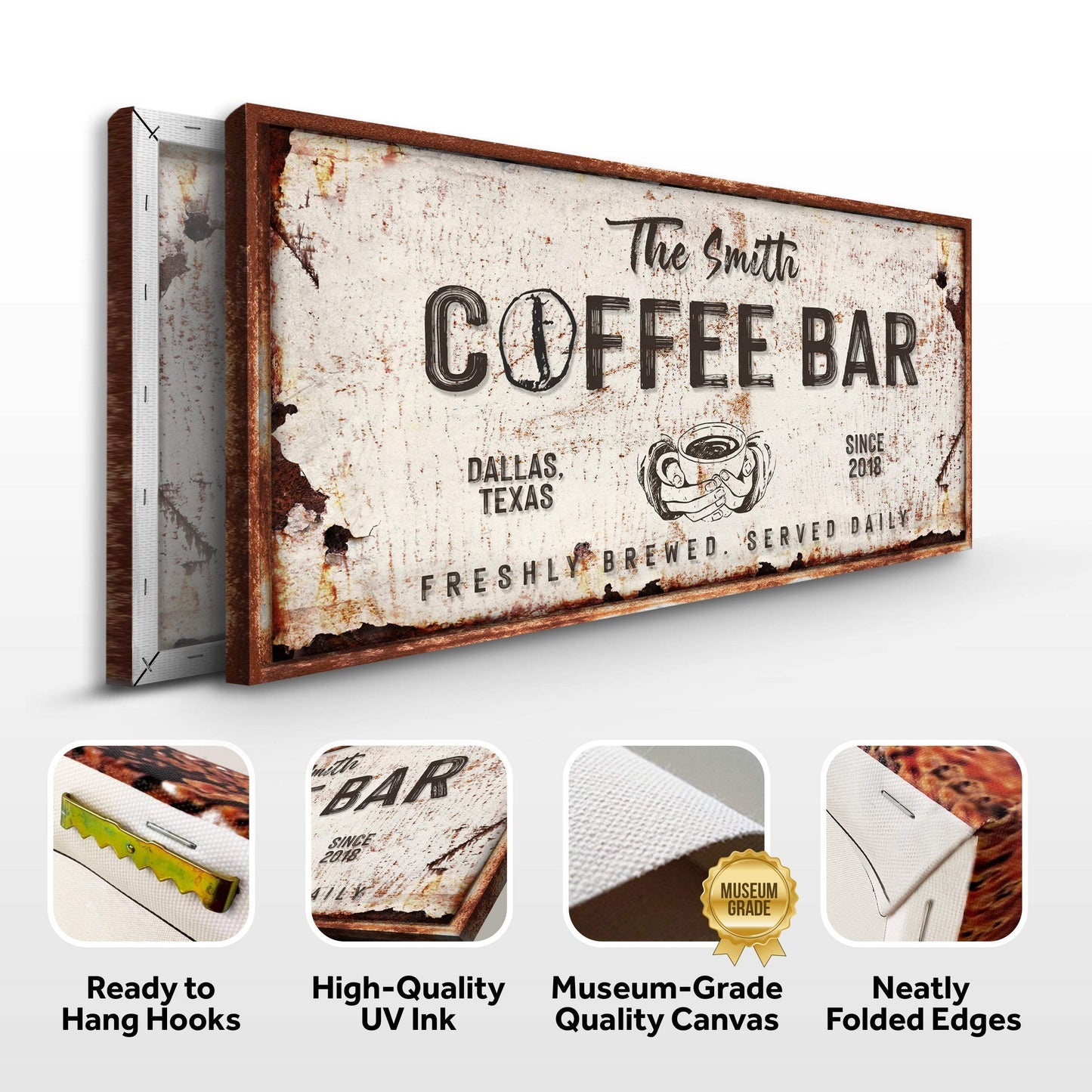 Coffee Bar Sign IV - Tailored Canvases - Flyclothing LLC