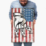 Dad Fist Bump Father's Day Gift Sign - Tailored Canvases - Flyclothing LLC