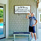 Backyard Bar & Grill Sign - Tailored Canvases - Flyclothing LLC