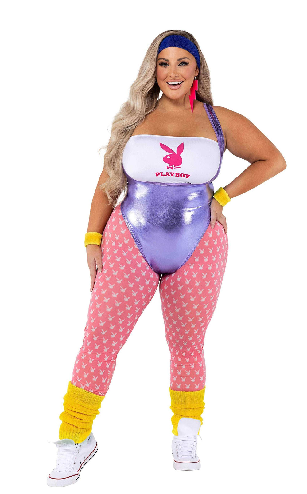 Roma Costume 6pc Playboy 80's Fitness - Roma Costume - Flyclothing LLC
