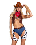 Roma Costume 6PC Playboy Cowgirl Ranch Babe - Roma Costume - Flyclothing LLC