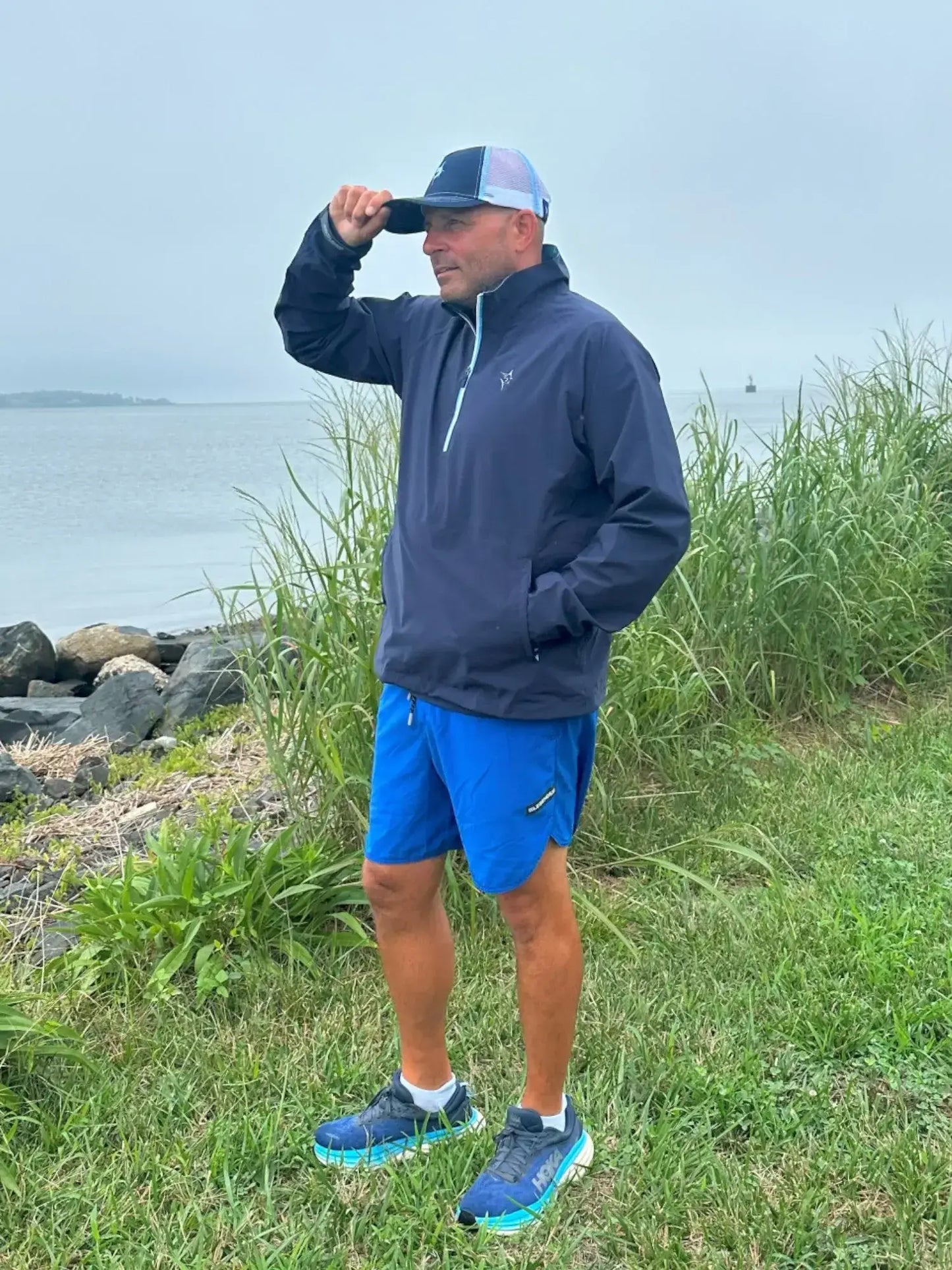 Palm Beach Waterproof Quarter Zip - White Water Life - Flyclothing LLC