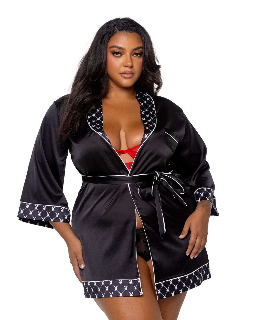 Playboy Bunny Smoke Lounge Robe - Roma Costume - Flyclothing LLC