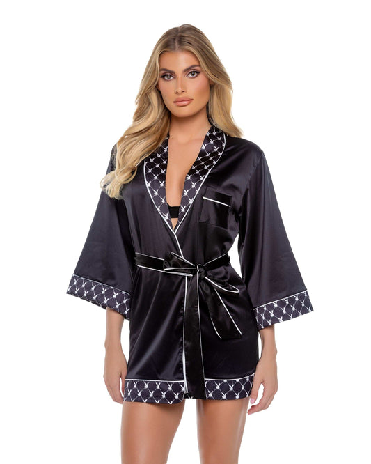 Playboy Bunny Smoke Lounge Robe - Roma Costume - Flyclothing LLC
