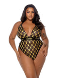 Playboy Foiled Bunny Teddy - Roma Costume - Flyclothing LLC