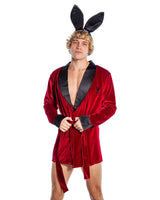 Playboy Mens Smoke Lounge Robe - Roma Costume - Flyclothing LLC