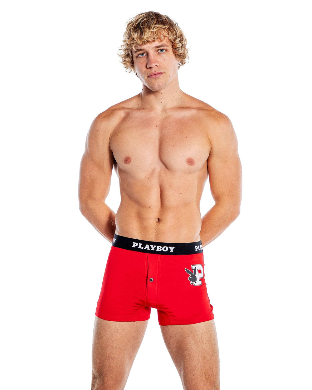 Playboy Mens Varsity Modal Boxer Briefs - Roma Costume - Flyclothing LLC