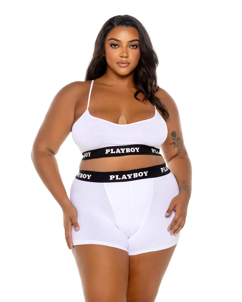 Playboy Bunny Sport Lounge Bralette 2pc Set - Roma Costume - Flyclothing LLC