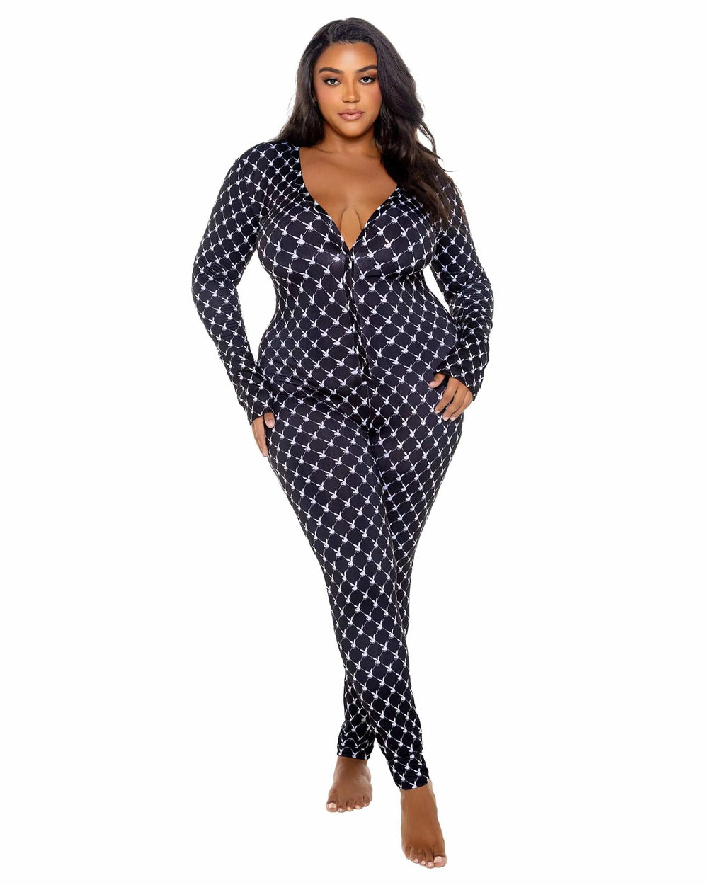 Playboy Bunny Cozy Lounge Union Suit - Roma Costume - Flyclothing LLC