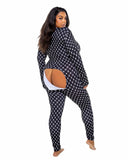 Playboy Bunny Cozy Lounge Union Suit - Roma Costume