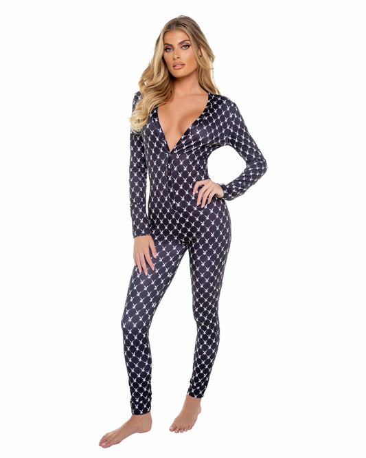 Playboy Bunny Cozy Lounge Union Suit - Roma Costume - Flyclothing LLC