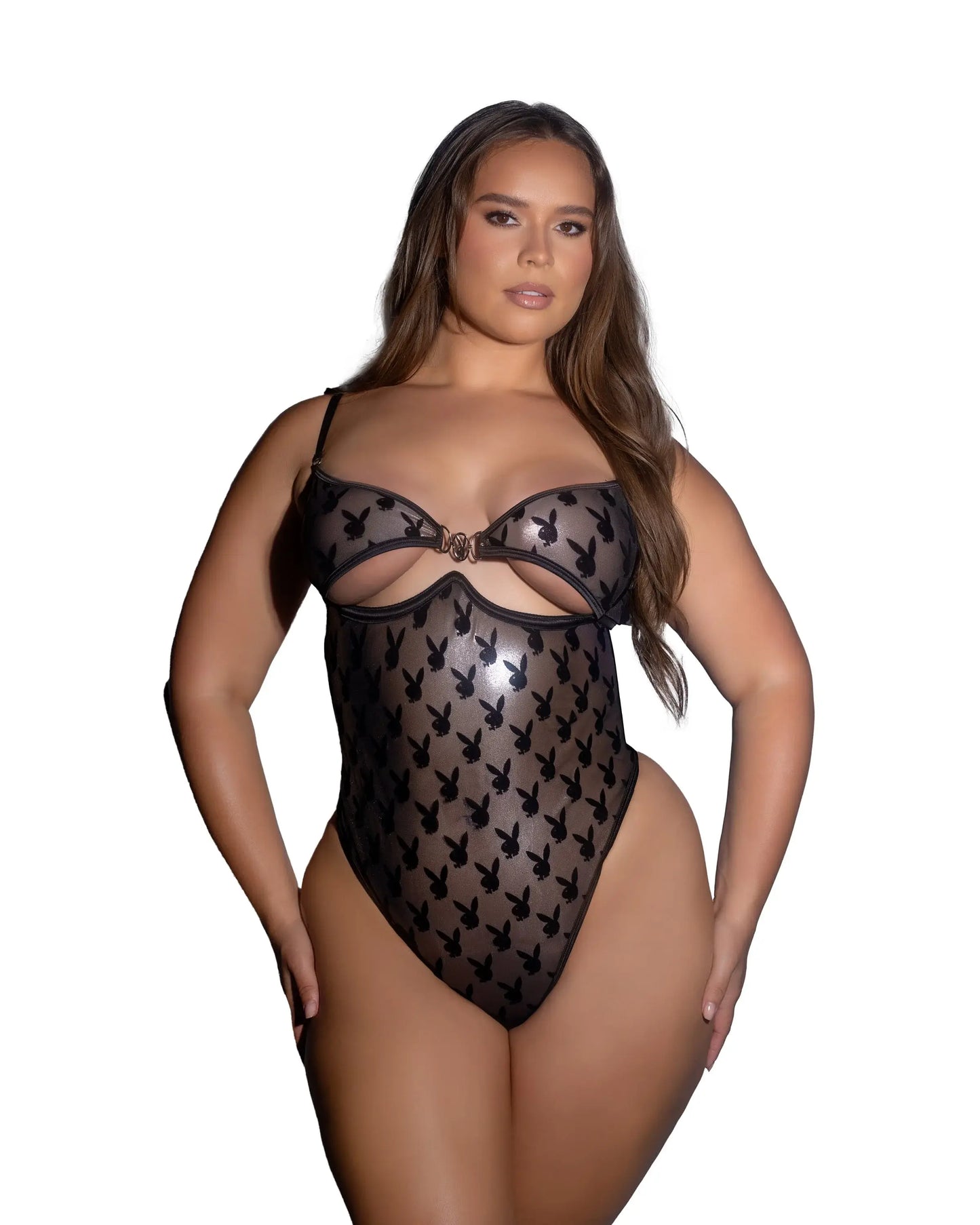 Playboy Shimmer Bunny Teddy - Roma Costume - Flyclothing LLC