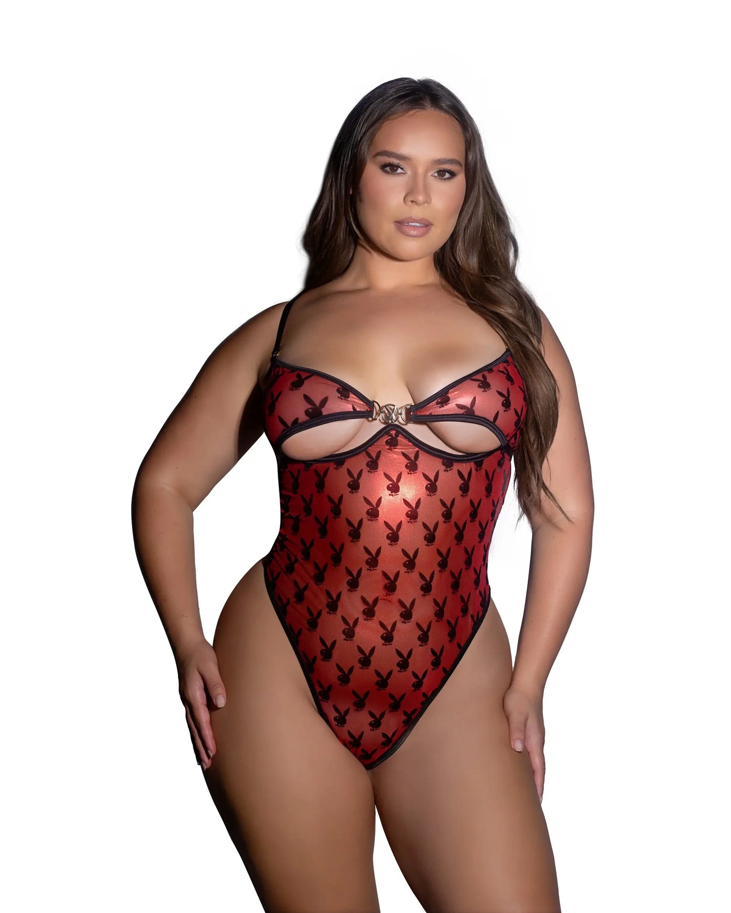 Playboy Shimmer Bunny Teddy - Roma Costume - Flyclothing LLC