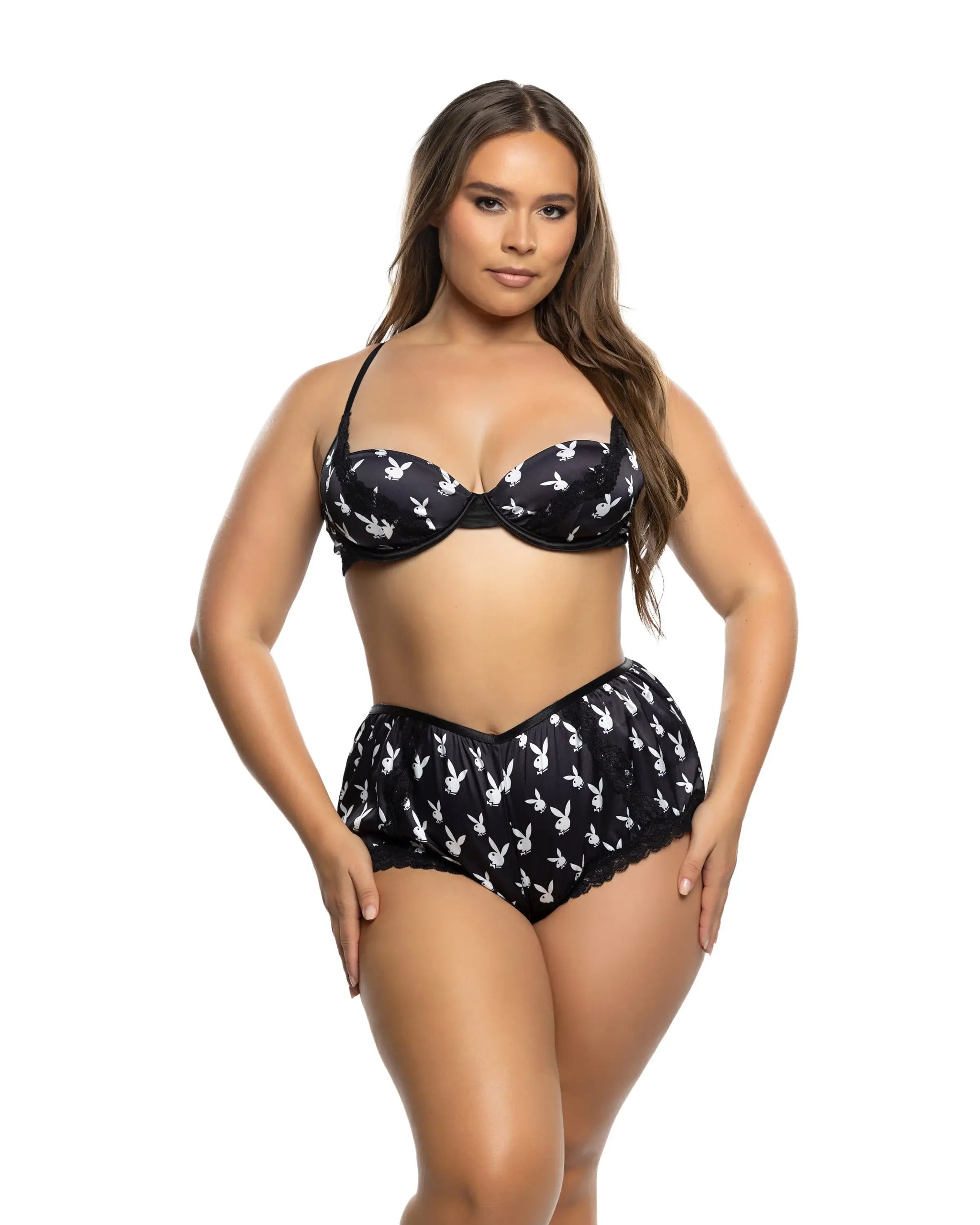 Playboy Lounge Bunny 2pc Short Set - Roma Costume - Flyclothing LLC