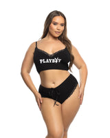 Playboy Comfy Bunny 2pc Cropped Cami Set - Roma Costume - Flyclothing LLC