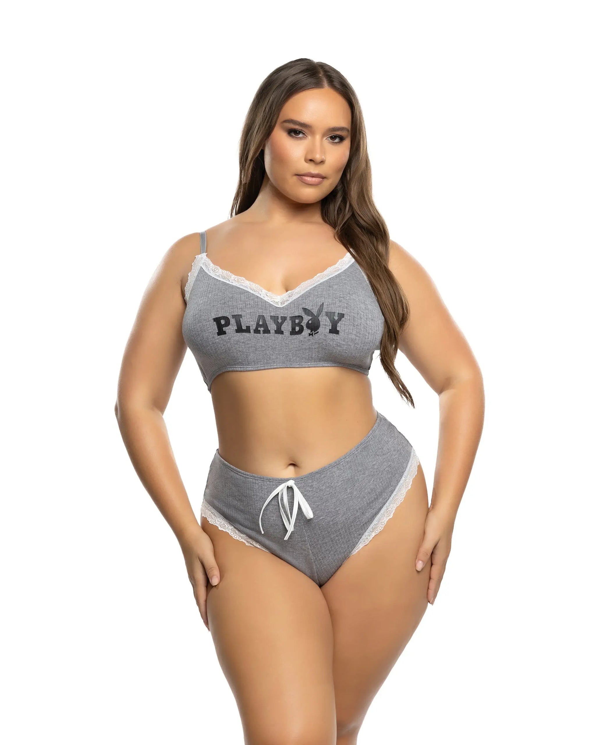 Playboy Comfy Bunny 2pc Cropped Cami Set - Roma Costume - Flyclothing LLC