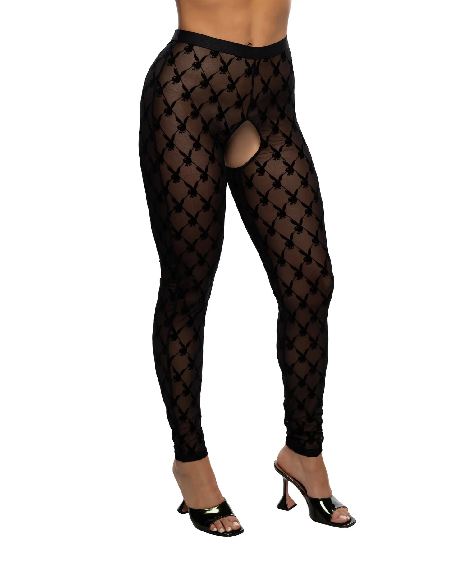 Playboy Burnout Bunny Footless Tights - Roma Costume - Flyclothing LLC