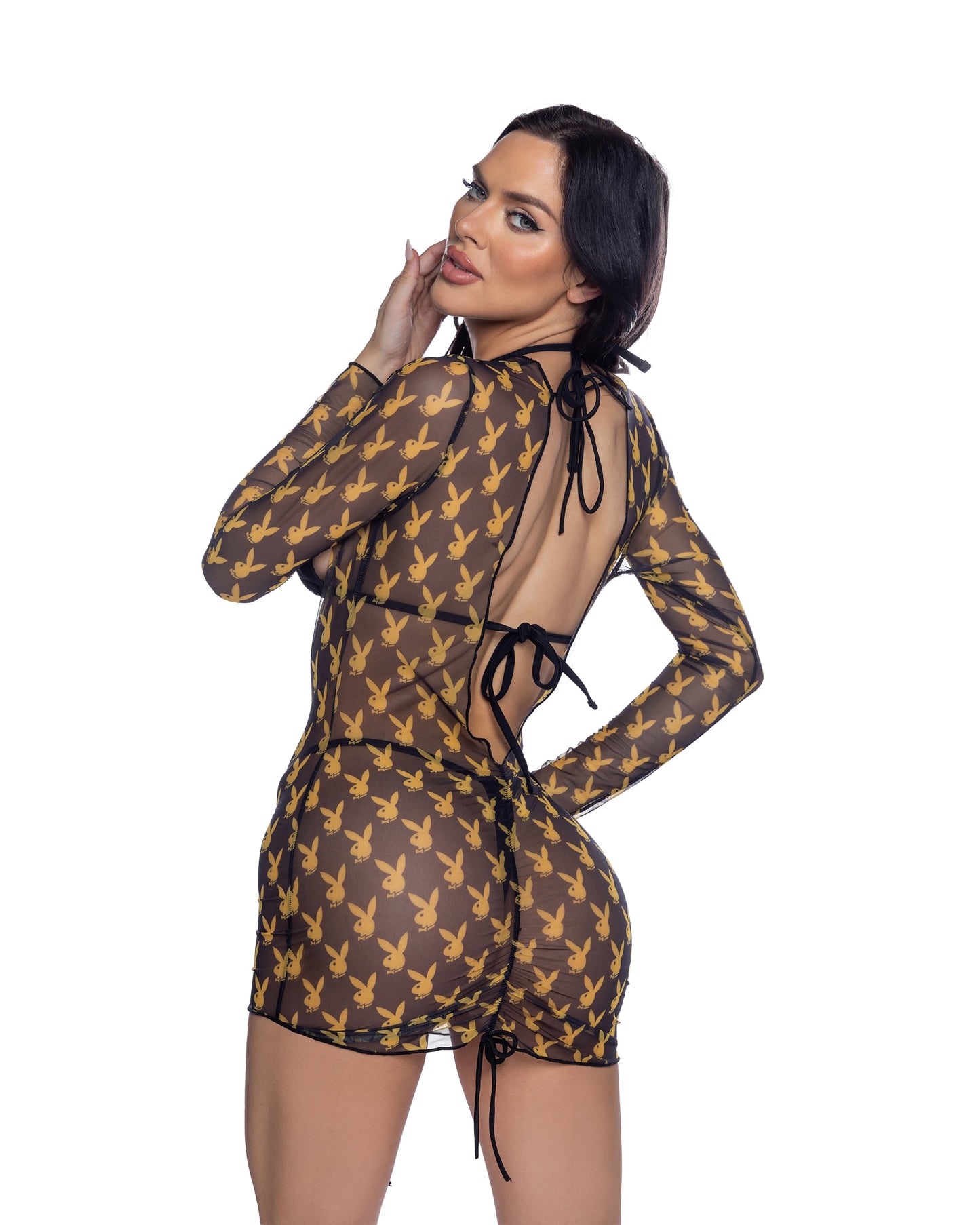 Playboy Bunny Mesh Cover-Up - Roma Costume - Flyclothing LLC