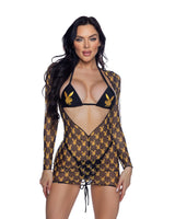 Playboy Bunny Mesh Cover-Up - Roma Costume - Flyclothing LLC