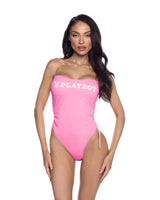 Playboy Bunny World Strapless 1-Piece Swimsuit - Roma Costume - Flyclothing LLC