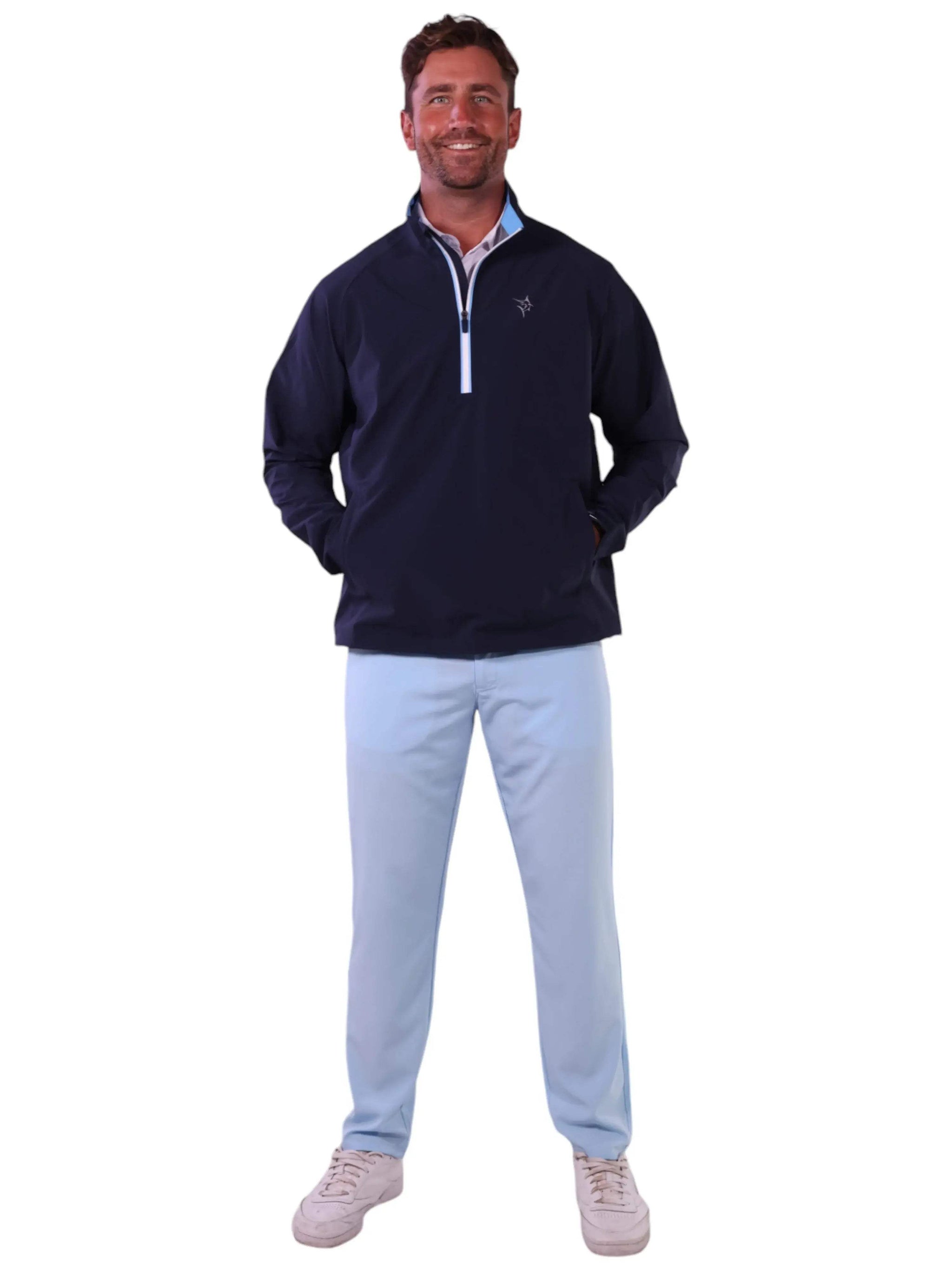 Palm Beach Waterproof Quarter Zip - White Water Life - Flyclothing LLC