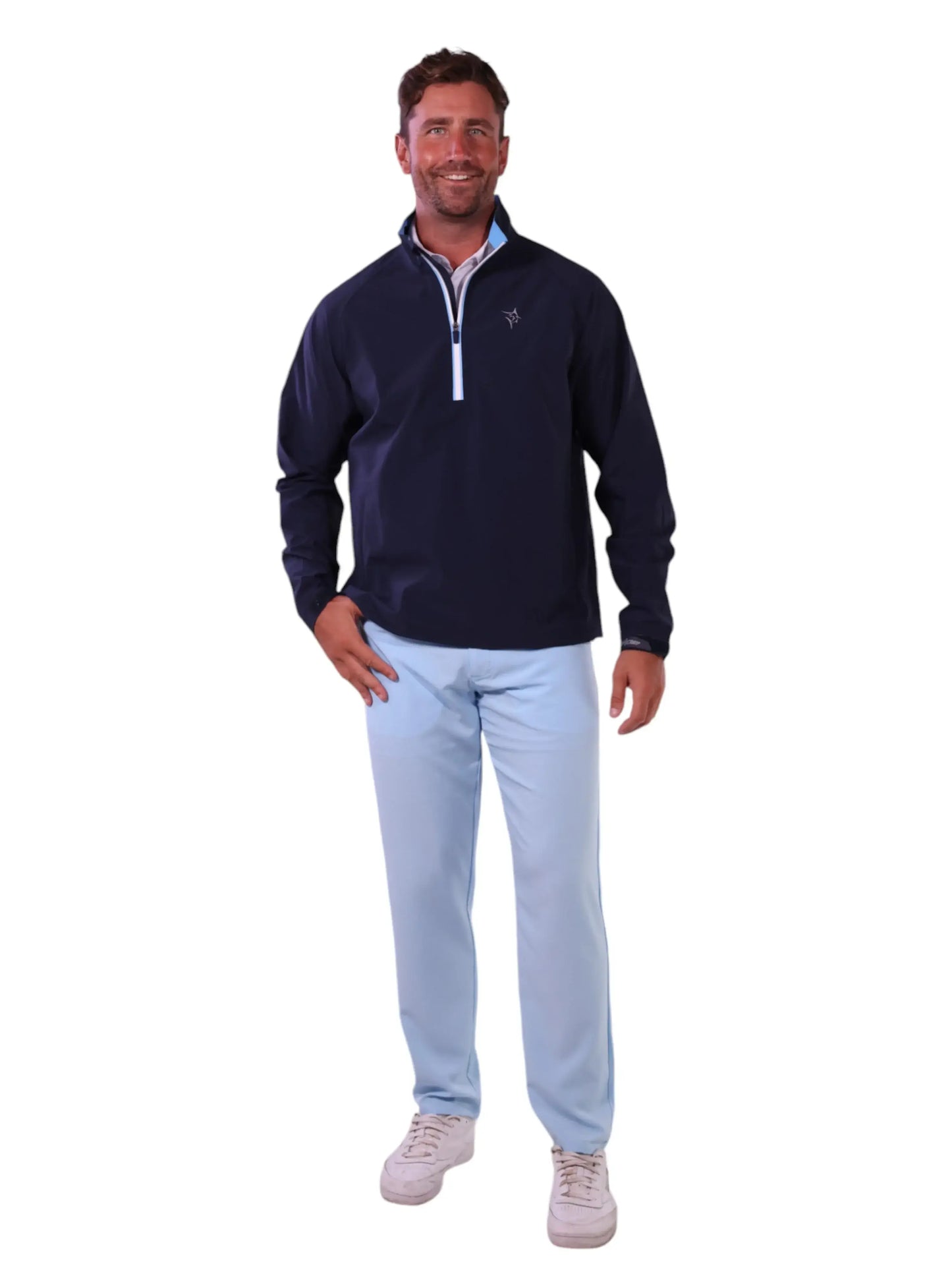 Palm Beach Waterproof Quarter Zip - White Water Life - Flyclothing LLC