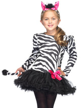 Girl's Zebra Diva Costume