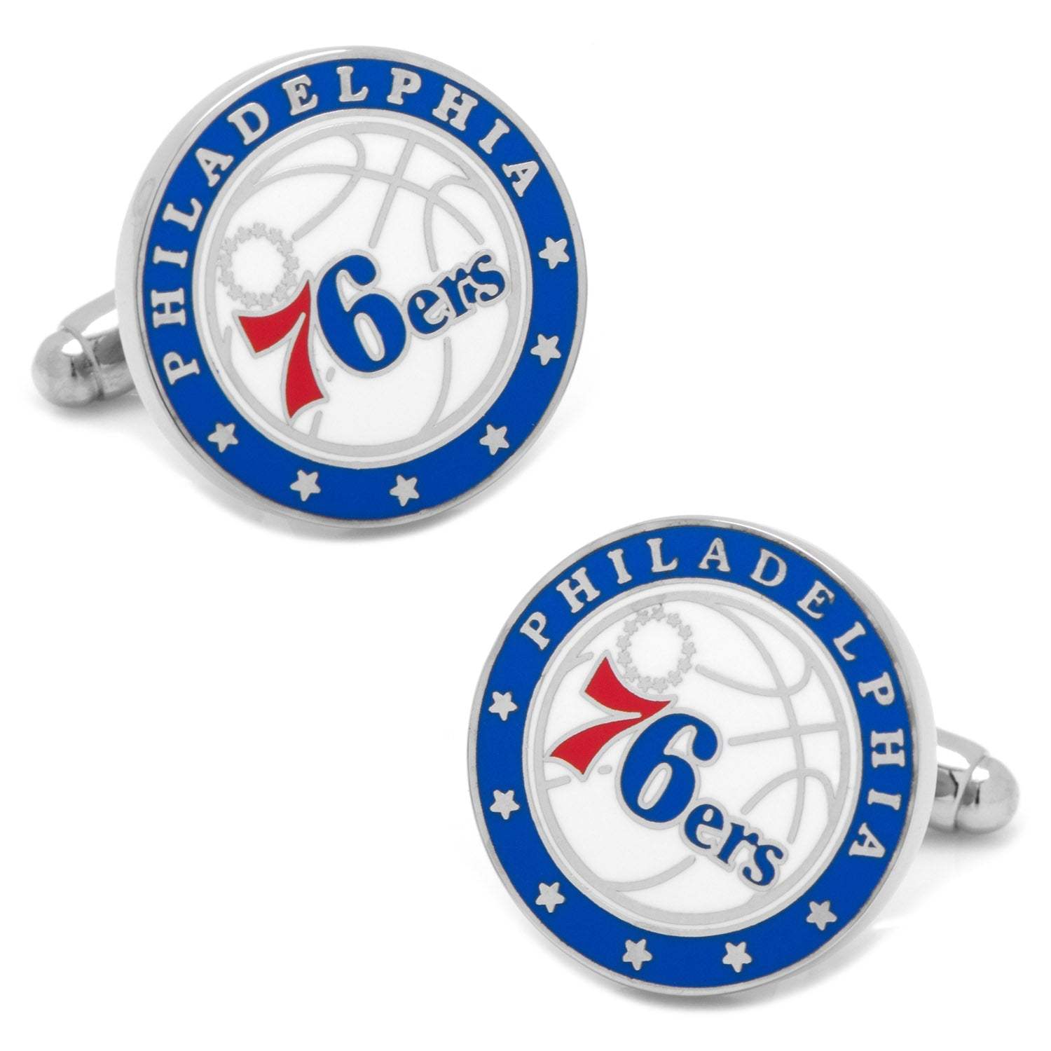NBA Philadelphia 76ers Cufflinks - Cufflinks.com - Flyclothing LLC
