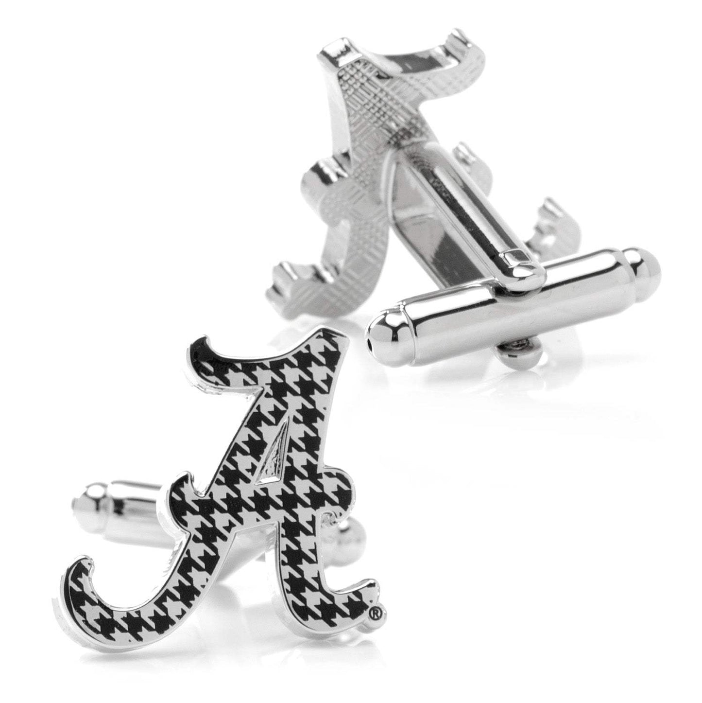 NCAA University of Alabama Houndstooth Cufflinks - Cufflinks.com - Flyclothing LLC